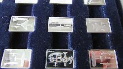 Franklin mint the great airplanes sterling silver miniature collection excellent