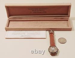 Frederic Remington Museum Watch 925 Sterling Silver By The Franklin Mint Watch