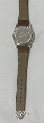 Frederic Remington Museum Watch 925 Sterling Silver By The Franklin Mint Watch