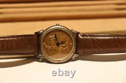Frederic Remington Museum Watch, Franklin Mint, Bronze Face, Sterling Silver