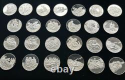 Genius of Michelangelo Proof Silver. 925 Medal Set 25 Medals BELOW SPOT RARE