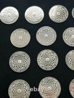Genius of Michelangelo Proof Silver. 925 Medal Set 25 Medals BELOW SPOT RARE