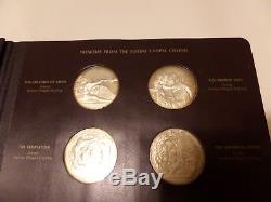 Genius of Michelangelo Sterling Silver 925 Proof Medals 15 Coins Franklin Mint