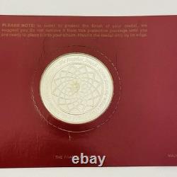 Genius of Michelangelo Sterling Silver Medal Prophet Jonah Whale Resurrection