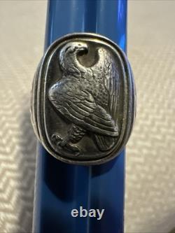 Georg Jensen 925 Eagle Signet Ring 1982 Franklin Mint, Denmark LIMITED EDITION