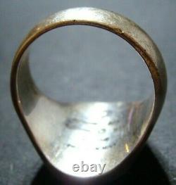 Georg Jensen Sterling Silver 925 Denmark 1982 Franklin Mint Eagle Ring Sz 11