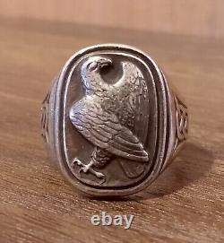 Georg Jensen Sterling Silver 925 Eagle Ring Denmark 1982 Franklin Mint