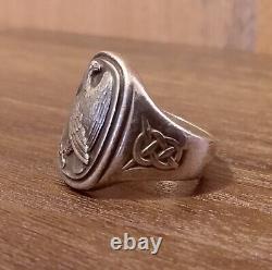 Georg Jensen Sterling Silver 925 Eagle Ring Denmark 1982 Franklin Mint