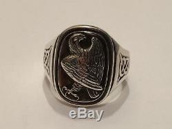Georg Jensen Sterling Silver. 925 Eagle Ring For The Franklin, Mint Size 11
