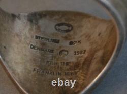Georg Jensen Sterling Silver Eagle Signet Ring Franklin Mint SZ 12 3/4