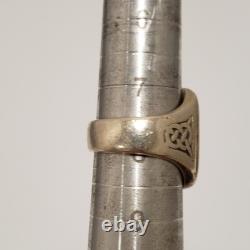 George Jensen 1982 Denmark Sterling Silver Franklin Mint Eagle Ring Size 8