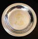 George Washington Sterling Silver Plate Ltd Ed Franklin Mint With24kt Gold Inlay