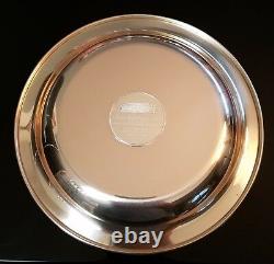 George Washington STERLING SILVER PLATE LTD ED FRANKLIN MINT with24kt GOLD INLAY