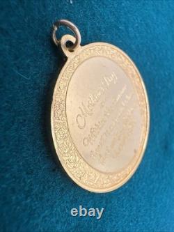 Gold Plated Sterling Silver Mothers Day Pendant Franklin Mint 1974