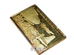 Gold Sterling silver Bar Airlift Counters Soviet Blockade Berlin Franklin Mint