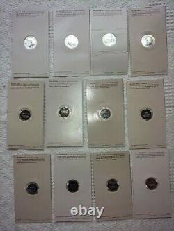 Great American Indian Chiefs Medal Sterling Silver Coins Franklin Mint
