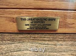Great Sailing Ships Of History Franklin Mint 50 Bars Sterling Silver Ingot Set