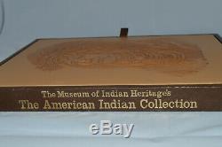 HAMILTON MINT AMERICAN INDIAN 37 OUNCES STERLING SILVER GOLD PLATED Comm Coins