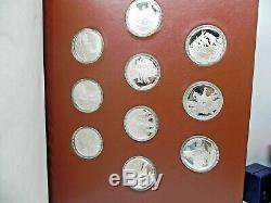 HISTORY of the CIVIL WAR Sterling Silver 50 Coin Book Franklin Mint