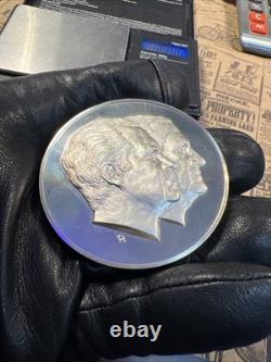 HUGE 197 Grams. 925 Sterling Silver Franklin Mint Richard Nixon/Spiro Agnew