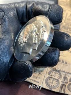 HUGE 197 Grams. 925 Sterling Silver Franklin Mint Richard Nixon/Spiro Agnew