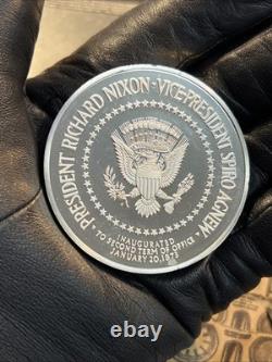 HUGE 197 Grams. 925 Sterling Silver Franklin Mint Richard Nixon/Spiro Agnew