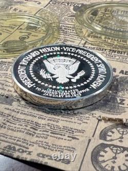 HUGE 197 Grams. 925 Sterling Silver Franklin Mint Richard Nixon/Spiro Agnew