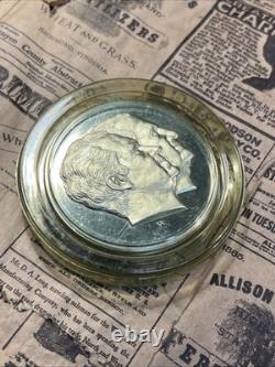 HUGE 197 Grams. 925 Sterling Silver Franklin Mint Richard Nixon/Spiro Agnew