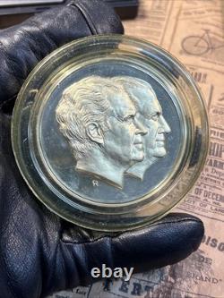 HUGE 197 Grams. 925 Sterling Silver Franklin Mint Richard Nixon/Spiro Agnew