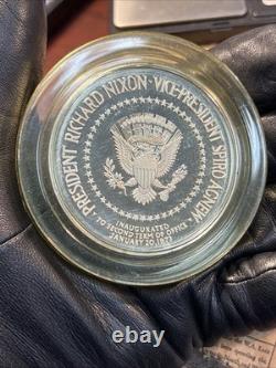 HUGE 197 Grams. 925 Sterling Silver Franklin Mint Richard Nixon/Spiro Agnew