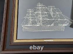 Handmade Sterling Silver Clipper Ship Cutty Sark Franklin Mint 1976