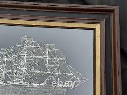 Handmade Sterling Silver Clipper Ship Cutty Sark Franklin Mint 1976