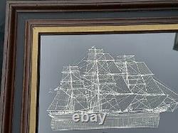 Handmade Sterling Silver Clipper Ship Cutty Sark Franklin Mint 1976