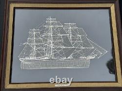 Handmade Sterling Silver Clipper Ship Cutty Sark Franklin Mint 1976