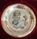 Hanging The Wreath Norman Rockwell Sterling Silver Christmas Plate Franklin Mint