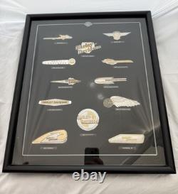 Harley Davidson Franklin Mint Sterling Silver Tank Insignia Emblems