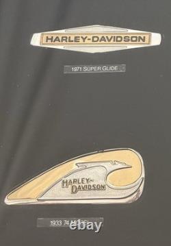 Harley Davidson Franklin Mint Sterling Silver Tank Insignia Emblems