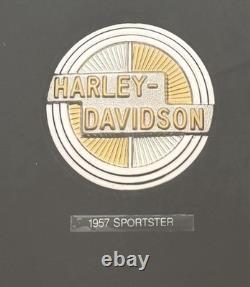 Harley Davidson Franklin Mint Sterling Silver Tank Insignia Emblems