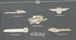 Harley Davidson Franklin Mint Sterling Silver Tank Insignia Emblems