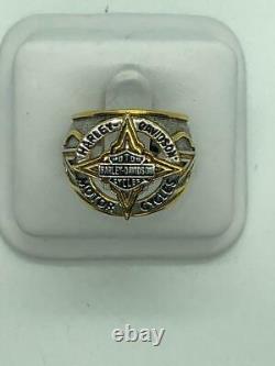 Harley Davidson Men's Two Tone Star Ring by Franklin Mint