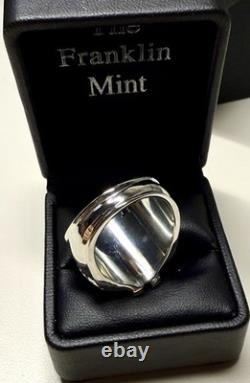 Harley-Davidson Mens Wings of Freedom Ring Sz 12 Franklin Mint With Leather Box