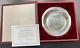 Home For Christmas Norman Rockwell Sterling Silver Christmas Plate Franklin Mint