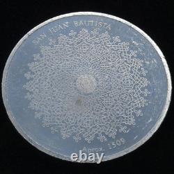Huge Sterling Silver Proof Art Round 65.8g Leonardi Vici Academia Franklin Mint