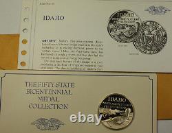 Idaho Water and Nuclear Development Sterling Silver Proof Franklin Mint Medal