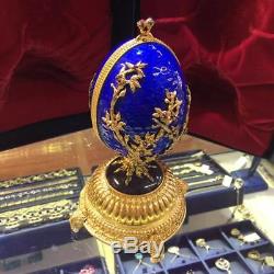 Igor Carl The Faberge Musical Firebird Egg. 925 Sterling Silver Franklin Mint