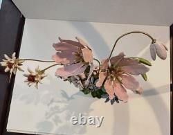 Imperial House Floral Faberge 1986 and Gorham Sterling Silver Plate Heart