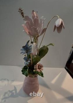 Imperial House Floral Faberge 1986 and Gorham Sterling Silver Plate Heart