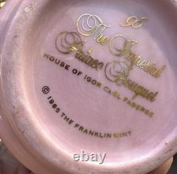 Imperial House Floral Faberge 1986 and Gorham Sterling Silver Plate Heart