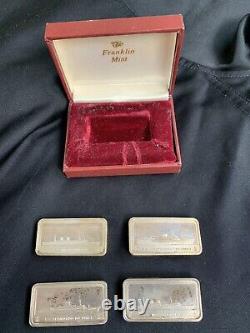 Italian Line-Franklin Mint-Michelangelo-Leonardo-Colombo- Sterling Silver ingots