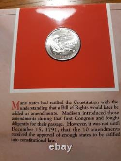 James Madison Father of the Bill of Rights & J. Adams silver and bronze medals